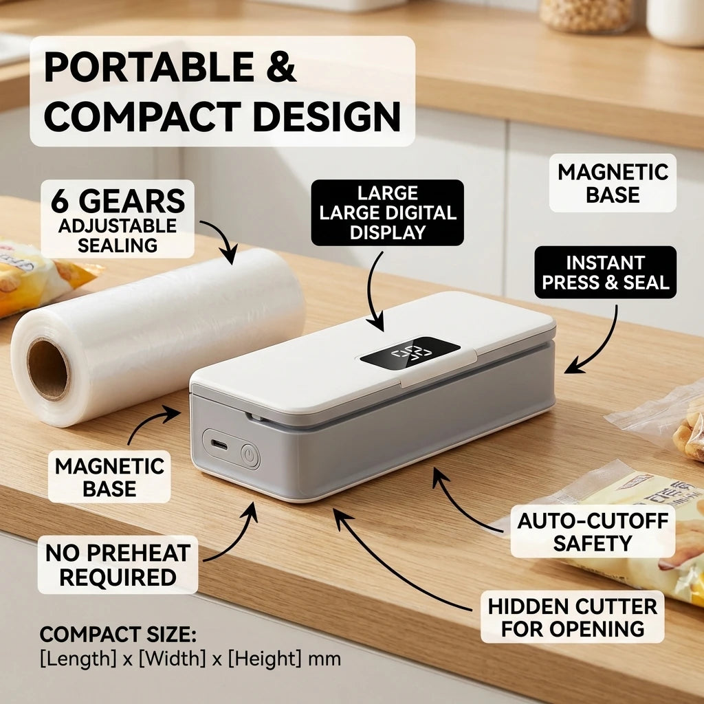 SealSnap™ Magnetic Bag Sealer